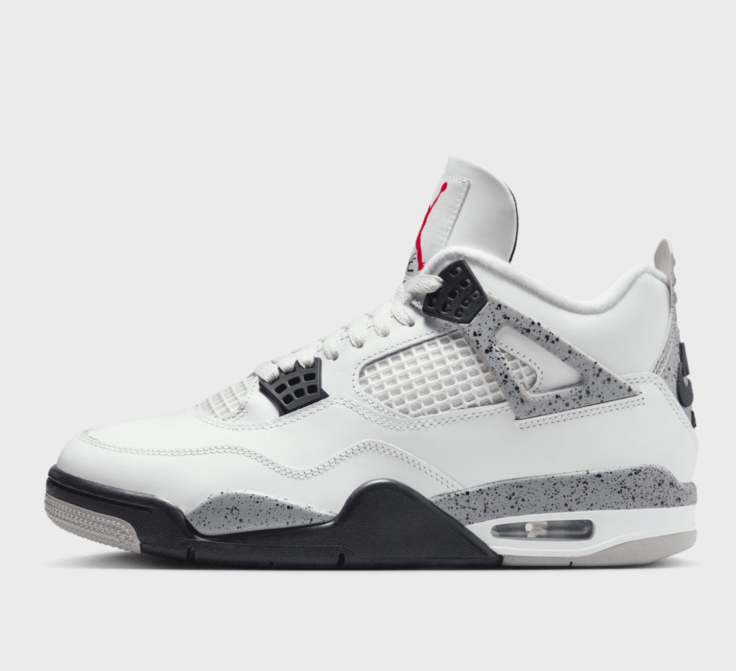 Air Jordan 4 Retro - Unisexe - Blanc Cement